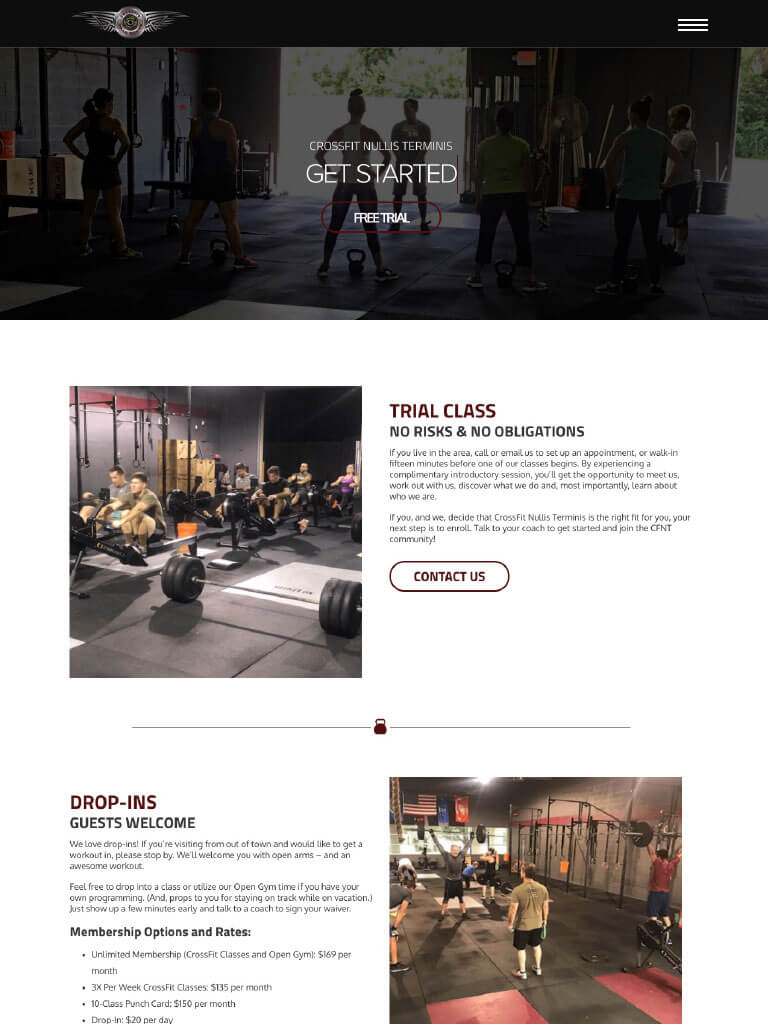 CrossFit NT tablet mockup